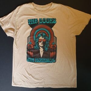 The Doors Jim Morrison Graphic Tee - Tan